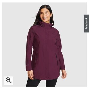 Eddie Bauer Women's Cloud Cap Stretch Rain Parka